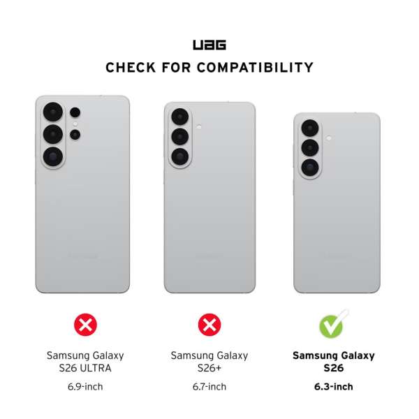 UAG Dot case for Samsung Galaxy S26 Cloud Blue