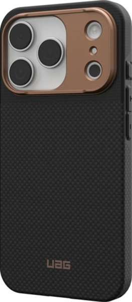 UAG Fiber Armor case for iPhone 17 Pro Kevlar Graphite/Bronze