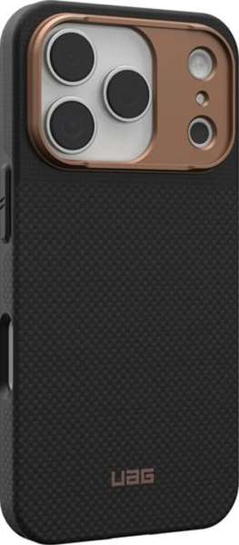 UAG Fiber Armor case for iPhone 17 Pro Kevlar Graphite/Bronze