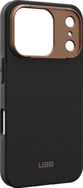 UAG Fiber Armor case for iPhone 17 Pro Kevlar Graphite/Bronze