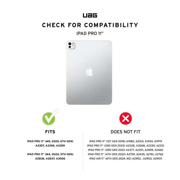 UAG Metropolis case for iPad Pro 11" Black