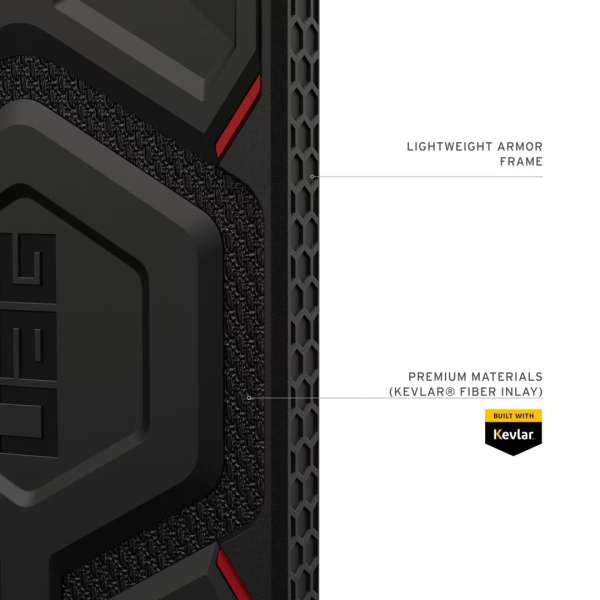 UAG Monarch Pro case for Samsung Galaxy S26+ Kevlar Black