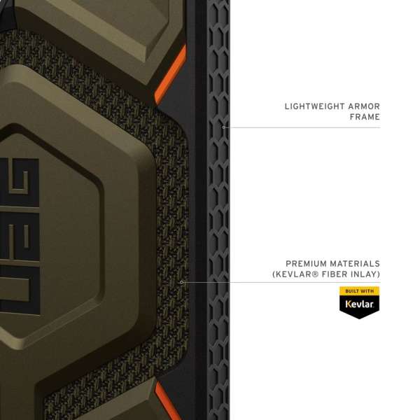 UAG Monarch Pro case for Samsung Galaxy S26 Ultra Kevlar Element Green