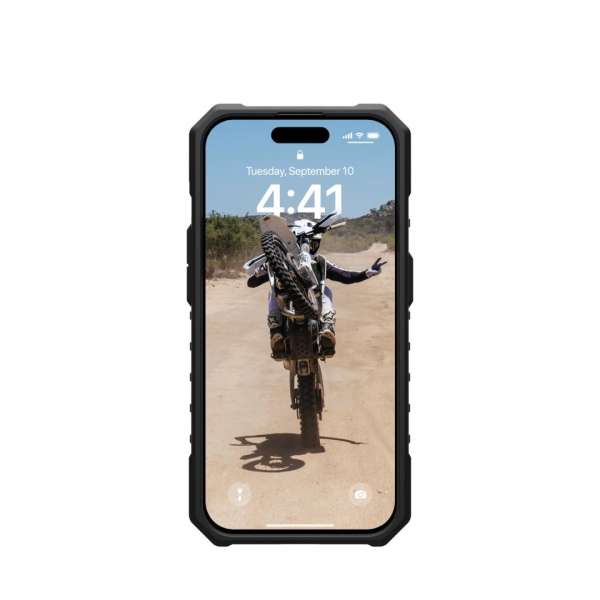 UAG Pathfinder case for MagSafe iPhone 15 Pro Silver
