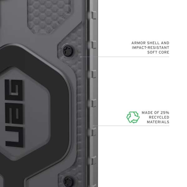 UAG Pathfinder Clear case for Samsung Galaxy S26 Ash/Black