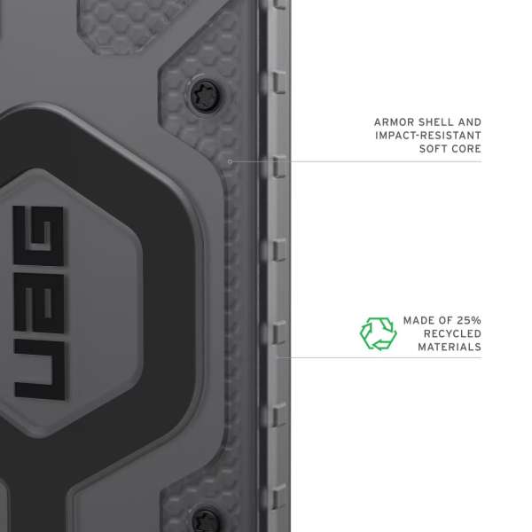 UAG Pathfinder Clear case for Samsung Galaxy S26+ Ash/Black