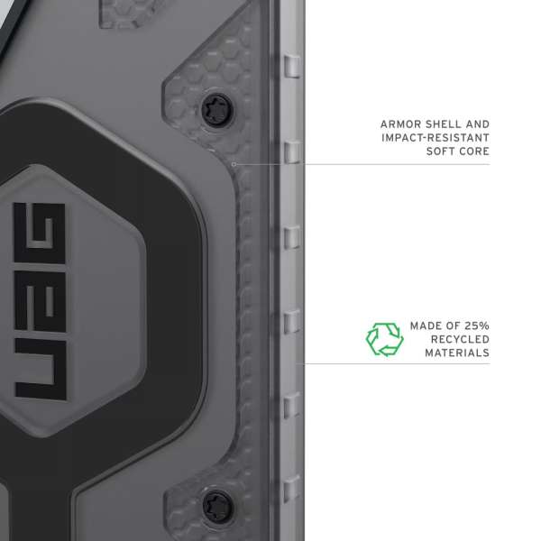 UAG Pathfinder Clear case for Samsung Galaxy S26 Ultra Ash/Black