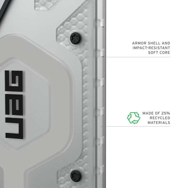 UAG Pathfinder Clear case for Samsung Galaxy S26 Ultra Ice/Silver