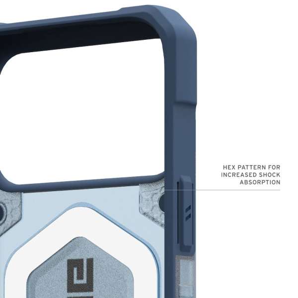 UAG Pathfinder Clear Magsafe case for iPhone 17 Pro Max Blues Lanyard