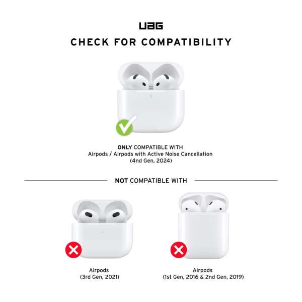 UAG Plasma Airpods 4 Black