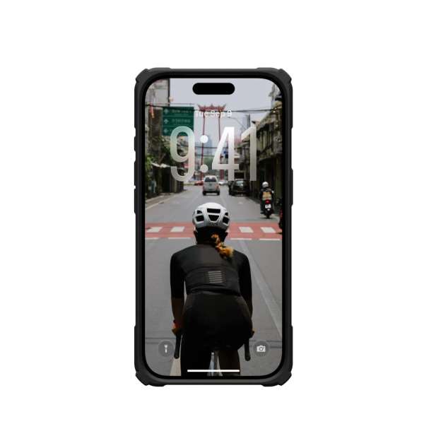 UAG Plasma XTE Magsafe case for iPhone 17 Pro Black/Pop Orange