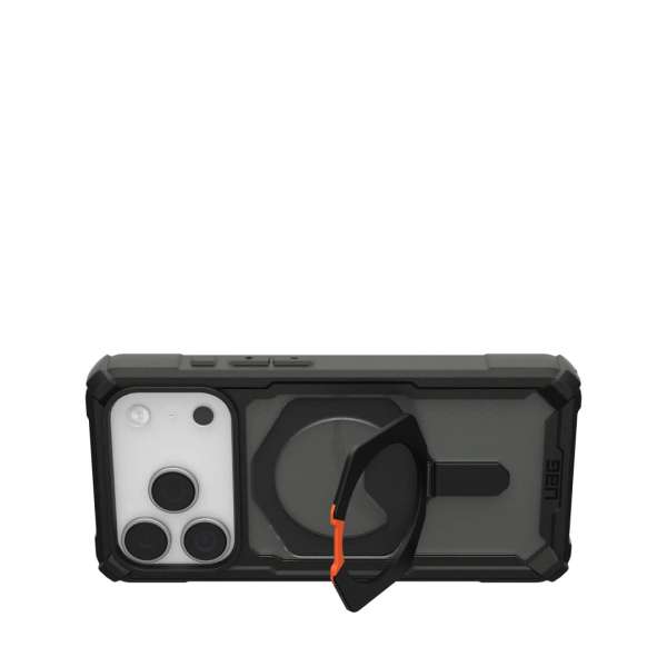 UAG Plasma XTE Magsafe case for iPhone 17 Pro Black/Pop Orange