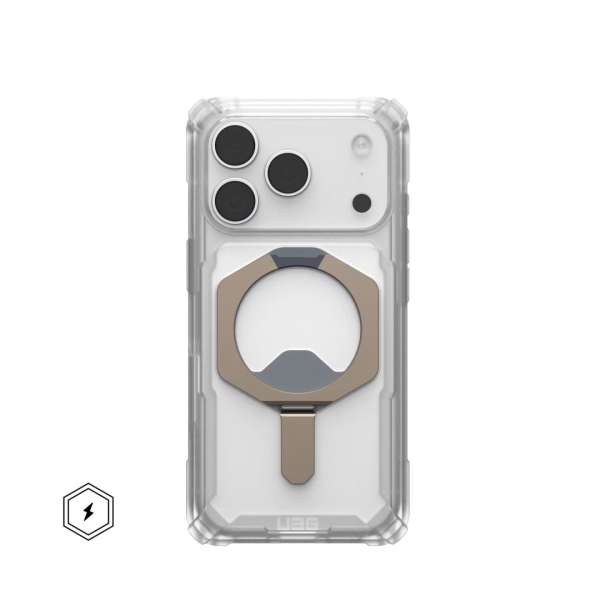 UAG Plasma XTE Magsafe case for iPhone 17 Pro Clear/Titanium