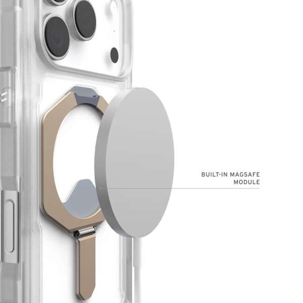 UAG Plasma XTE Magsafe case for iPhone 17 Pro Clear/Titanium
