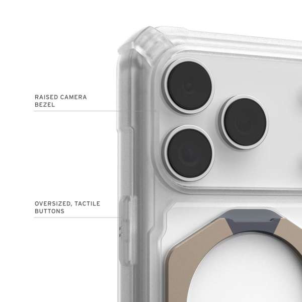 UAG Plasma XTE Magsafe case for iPhone 17 Pro Clear/Titanium