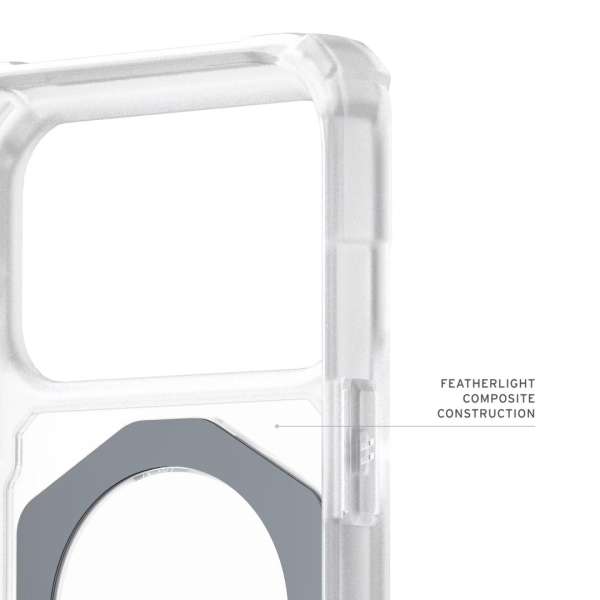 UAG Plasma XTE Magsafe case for iPhone 17 Pro Clear/Titanium