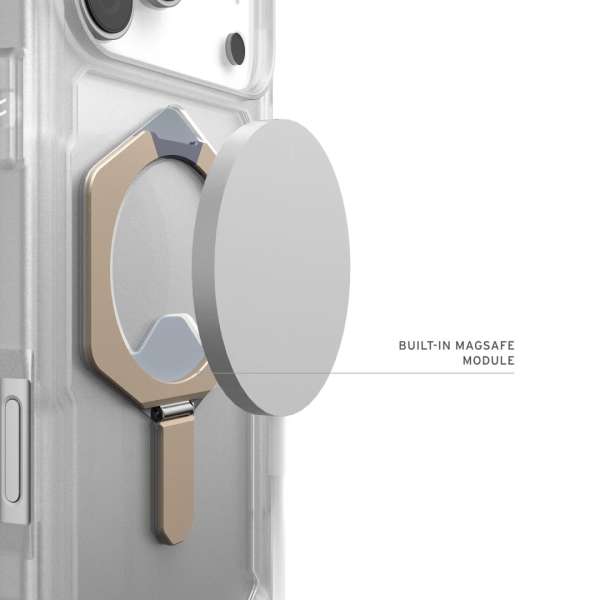 UAG Plasma XTE Magsafe case for iPhone 17 Pro Max Clear/Titanium