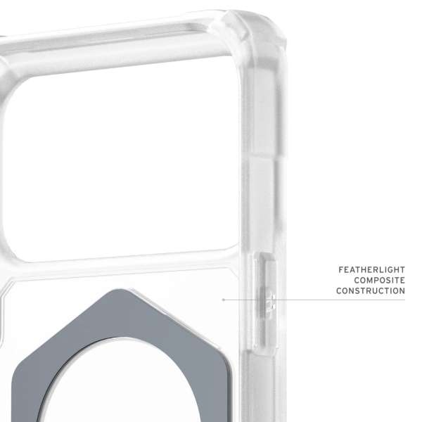 UAG Plasma XTE Magsafe case for iPhone 17 Pro Max Clear/Titanium