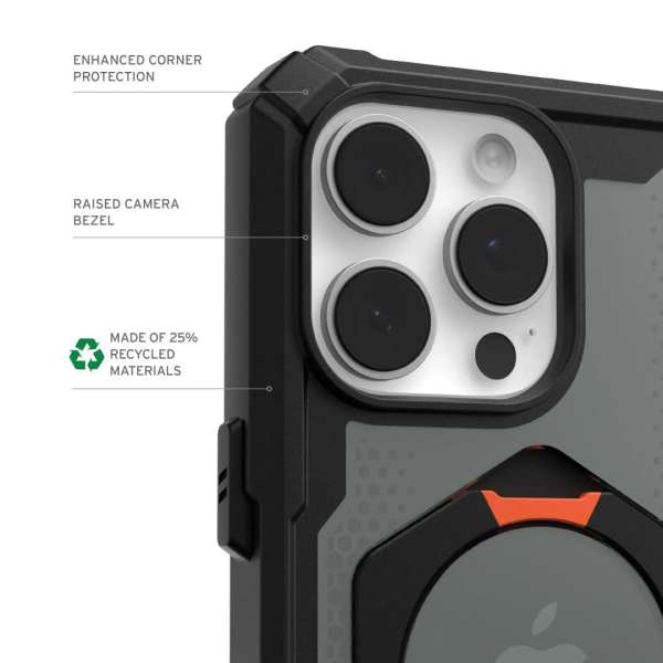 UAG Plasma XTE Magsafe iPhone 16 Pro Black/Orange
