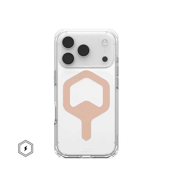 UAG Plyo Magsafe case for iPhone 17 Pro Ice/Rose Gold