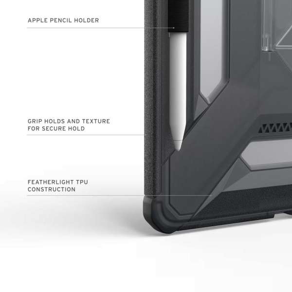 UAG Scout Plus case for iPad Air 11" (2024/2025) Ash
