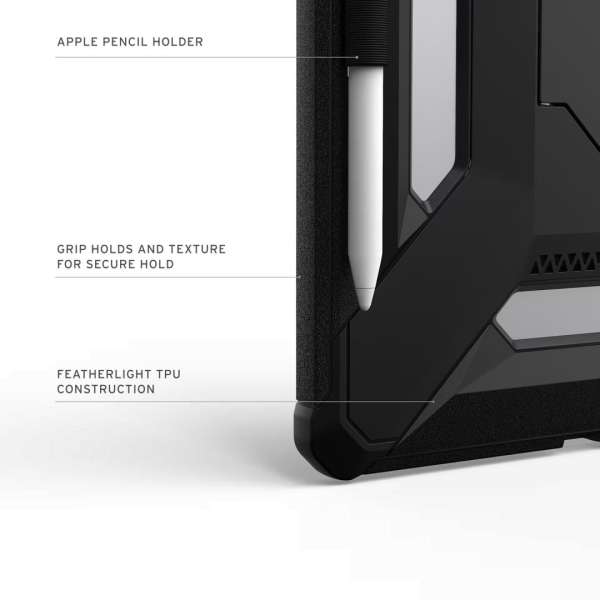 UAG Scout Plus case for iPad Air 11" (2024/2025) Black