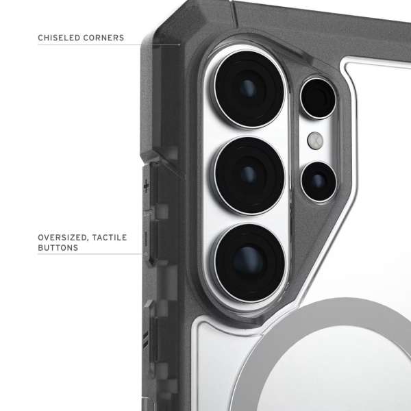 UAG Trooper case for Samsung Galaxy S26 Ultra Clear/Ash