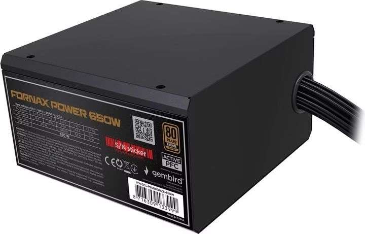 Gembird 650W 80+ Bronze CCC-PSUBRONZE-650W