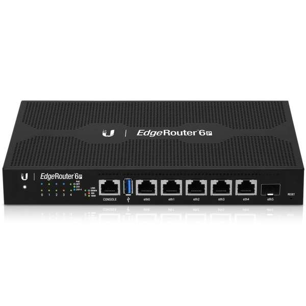 Ubiquiti EdgeRouter 6P 6-Port Gigabit Router with 1 SFP Port