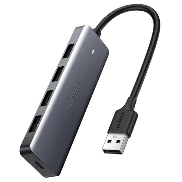 UGREEN 4-Port USB3.0 Hub with USB-C Power Supply