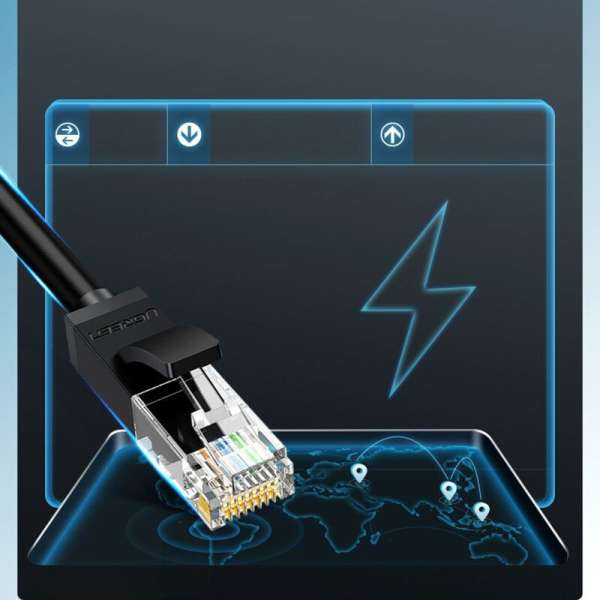 UGREEN CAT6 U-UTP Patch Cable 2m Black