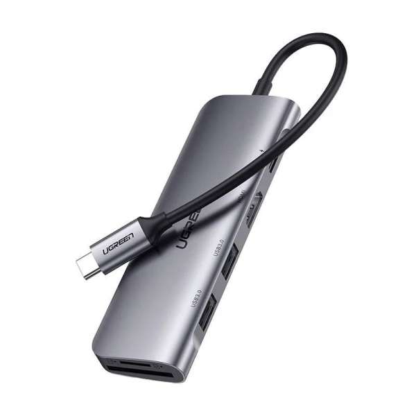 UGREEN CM195 6in1 Docking Station Grey