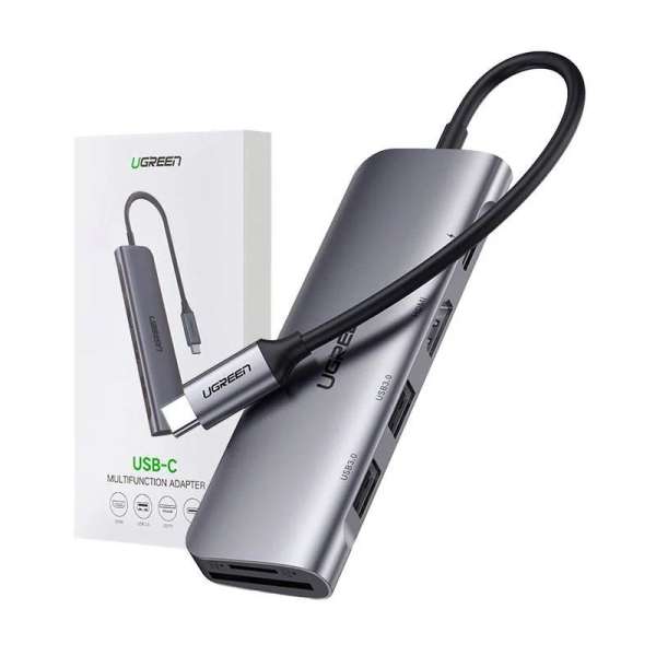 UGREEN CM195 6in1 Docking Station Grey