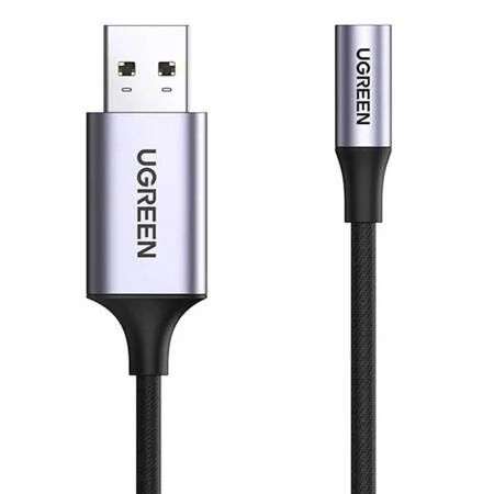 UGREEN CM477 USB-A - 3.5mm mini jack audio adapter Grey