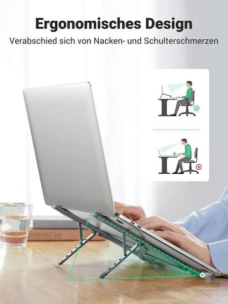 UGREEN Notebook hűtő Silver