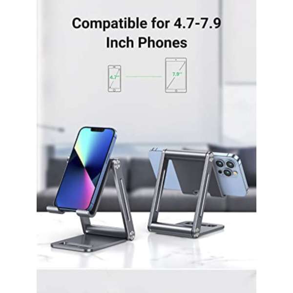 UGREEN Foldable Multi-Angle Phone Stand Gray