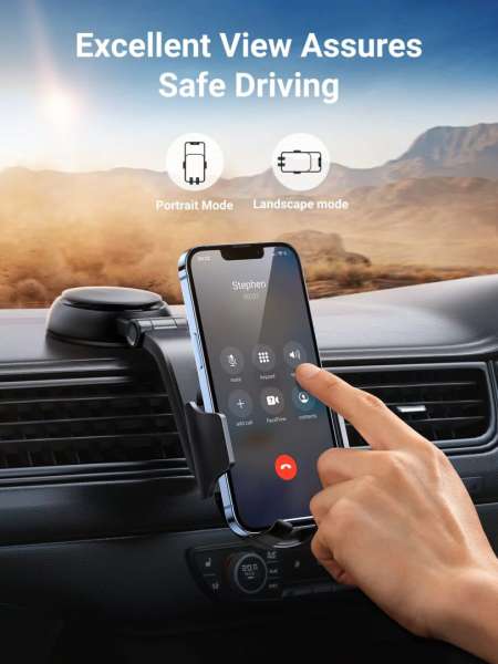 UGREEN LP405 Magnetic Car Phone Holder Air Vent Mount Black