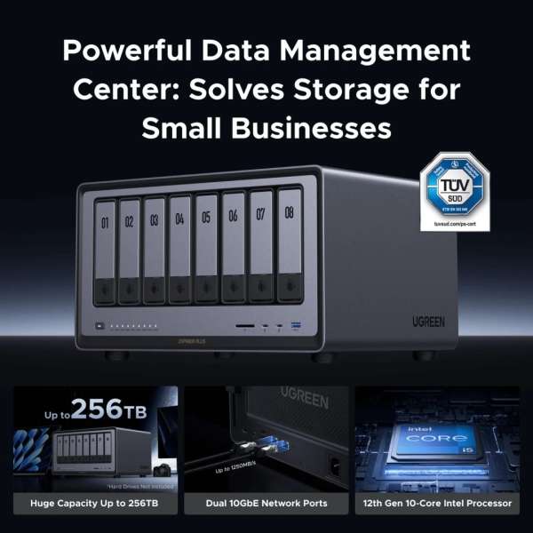 UGREEN NAS DXP8800 Plus (8GB) (8xHDD)