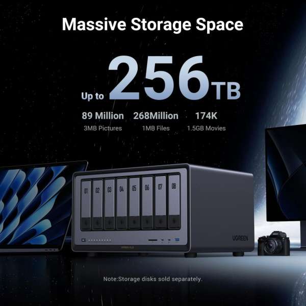 UGREEN NAS DXP8800 Plus (8GB) (8xHDD)