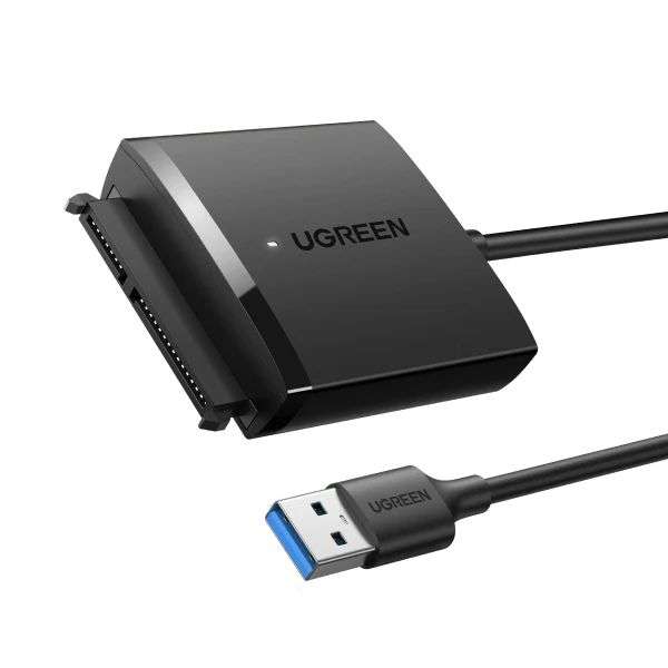 UGREEN USB to SATA Adapter SATA to USB 3.0 Cable Hard Drive Adapter Black
