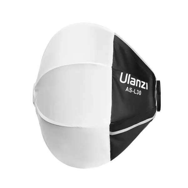 Ulanzi AS-L30 30cm-es nyitható gömb softbox, mini Bowens csatlakozás