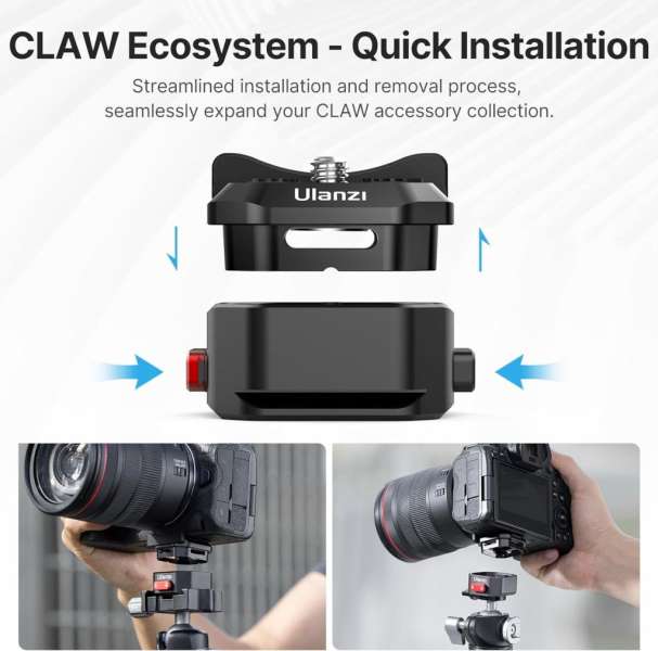 Ulanzi CA28 Claw elfordulás biztos cseretalp, Anti-deflection Plate
