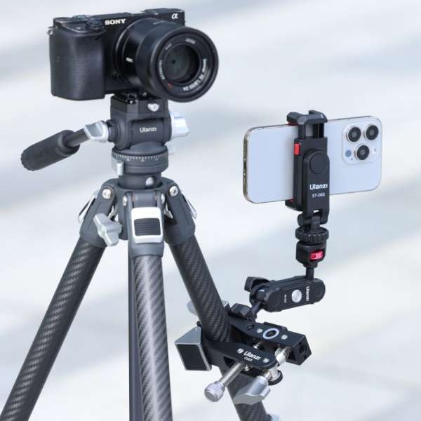 Ulanzi CU03 multi funkionális super clamp, satu + Nato clamp magic arm + arca swiss alap és talp