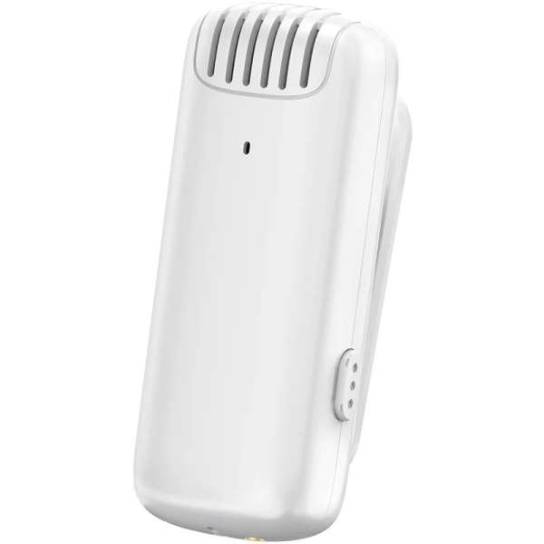 Ulanzi J12 vezeték nélküli Lavalier mikrofon 2 mikrofon és 1 vevő lighting csatlakozás White