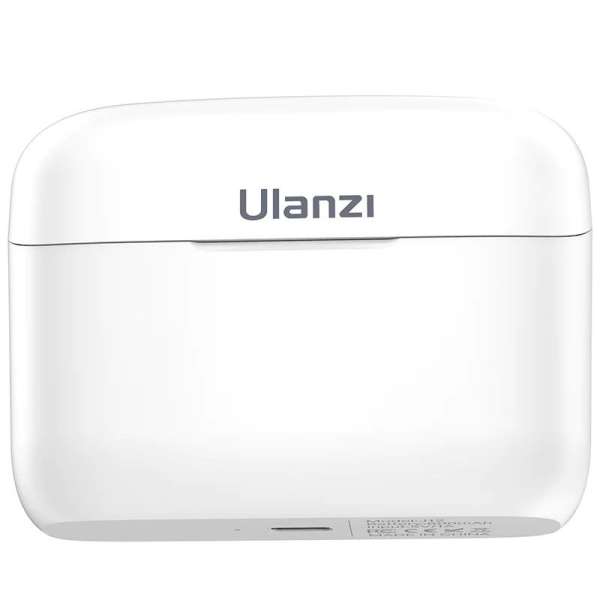 Ulanzi J12 vezeték nélküli Lavalier mikrofon 2 mikrofon és 1 vevő lighting csatlakozás White