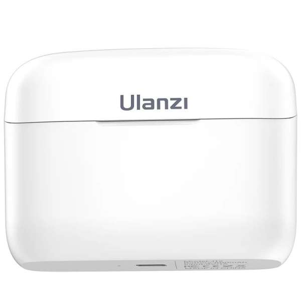 Ulanzi J12 vezeték nélküli Lavalier mikrofon 2 mikrofon és 1 vevő usb-c csatlakozás White