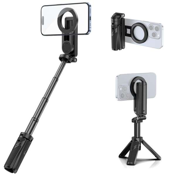 Ulanzi JJ03 okostelefon markolat, Magsafe állvány és selfie bot egyben, bluetooth kioldóval