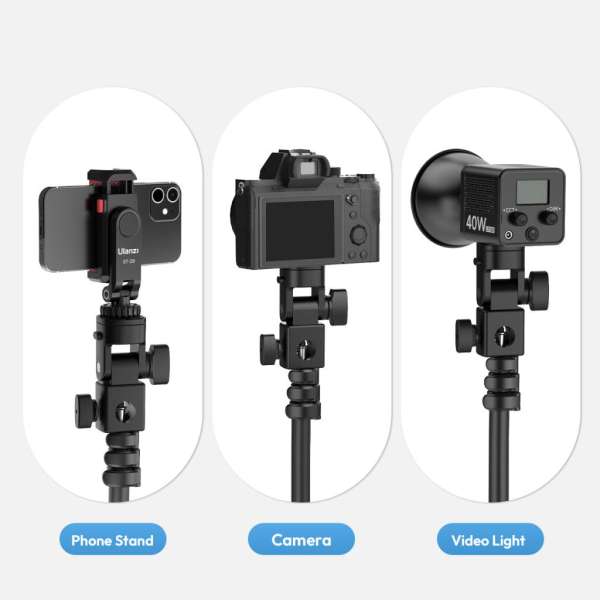 Ulanzi LA04 lámpaállvány vakupapucs és 1/4" adapter