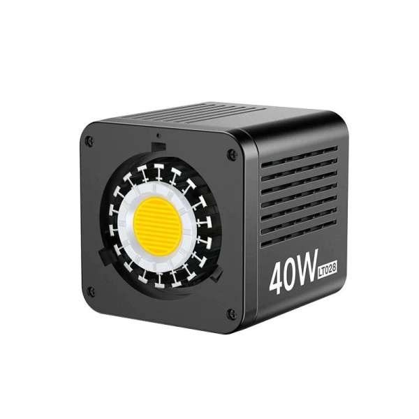 Ulanzi LT028, LS24, 40W RGB COB fotó videó LED lámpa, 2500-6500K, mini Bowens