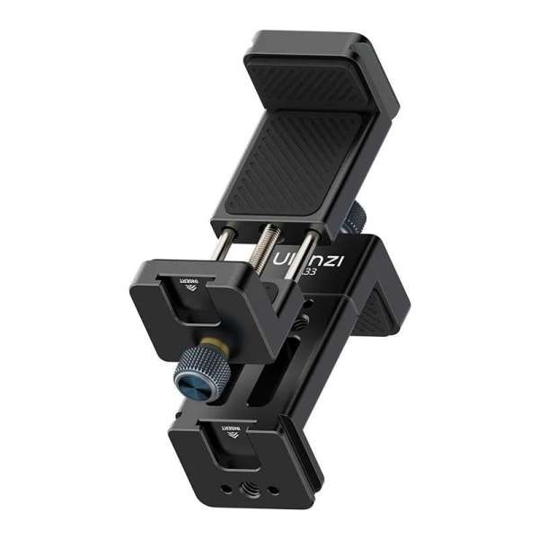 Ulanzi MA33 telefontartó adapter, arca swiss, 1db vakupapucs, 3db 1/4" csatlakozó, fém